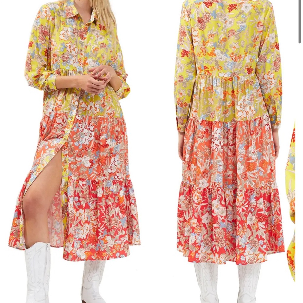 Blossom Courtney Floral Shirtdress, French Connection